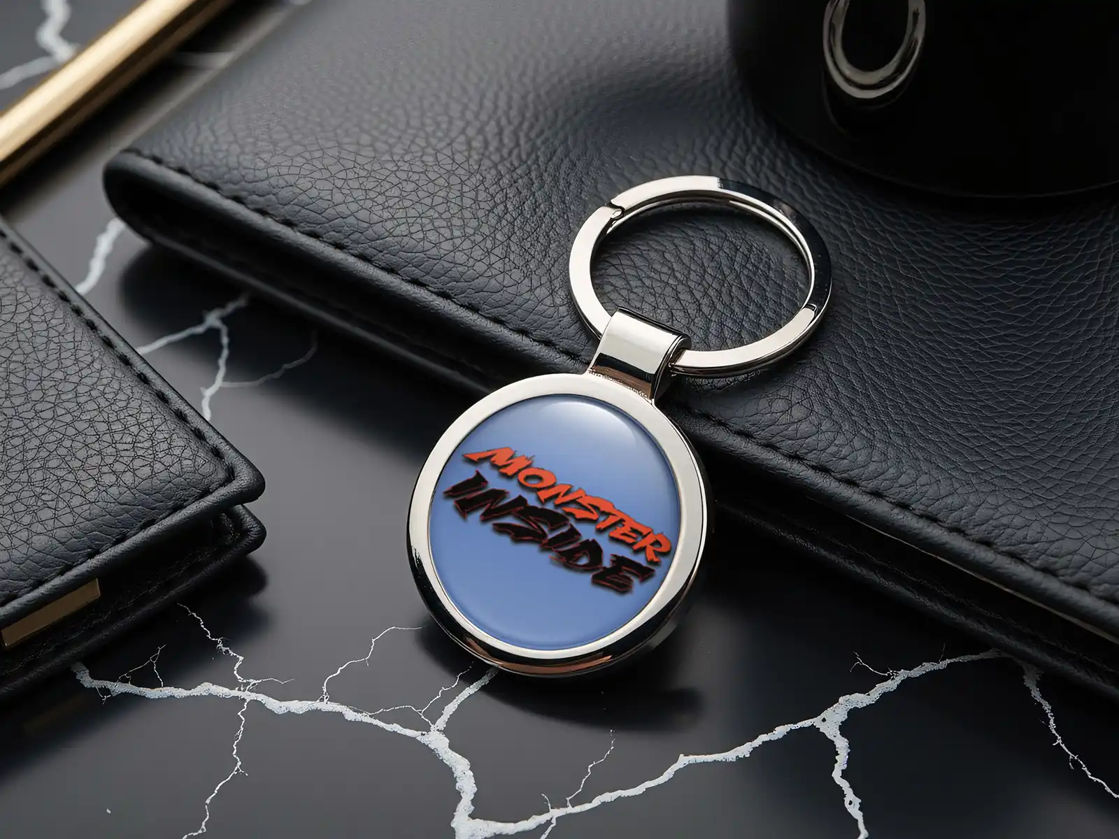 Anello Chiave Moto Metallo Racing Durevole